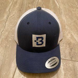 Snap Back Navy Blue White